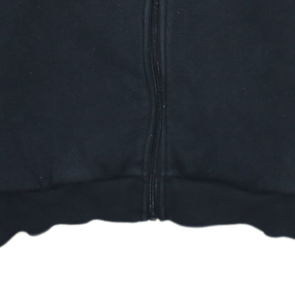 adidas Boys Black Full Zip Hoodie 14 Years Fleece Lined Sportswear