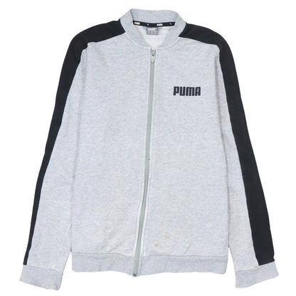 Puma Men's Grey Full Zip Sweatshirt M Sports Track Top