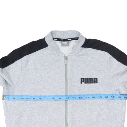 Puma Men's Grey Full Zip Sweatshirt M Sports Track Top