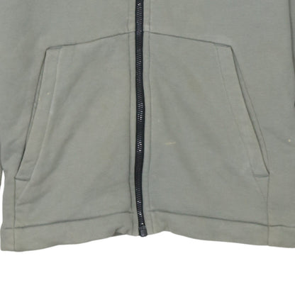 Nike Men's Grey Full Zip Hoodie Small Lightweight Jersey