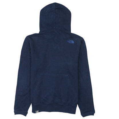 The North Face Men's Blue Pullover Hoodie Size S Outdoor Logo Sweatshirt
