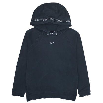 Nike Men's Black Pullover Hoodie M Logo Sportswear Fleece