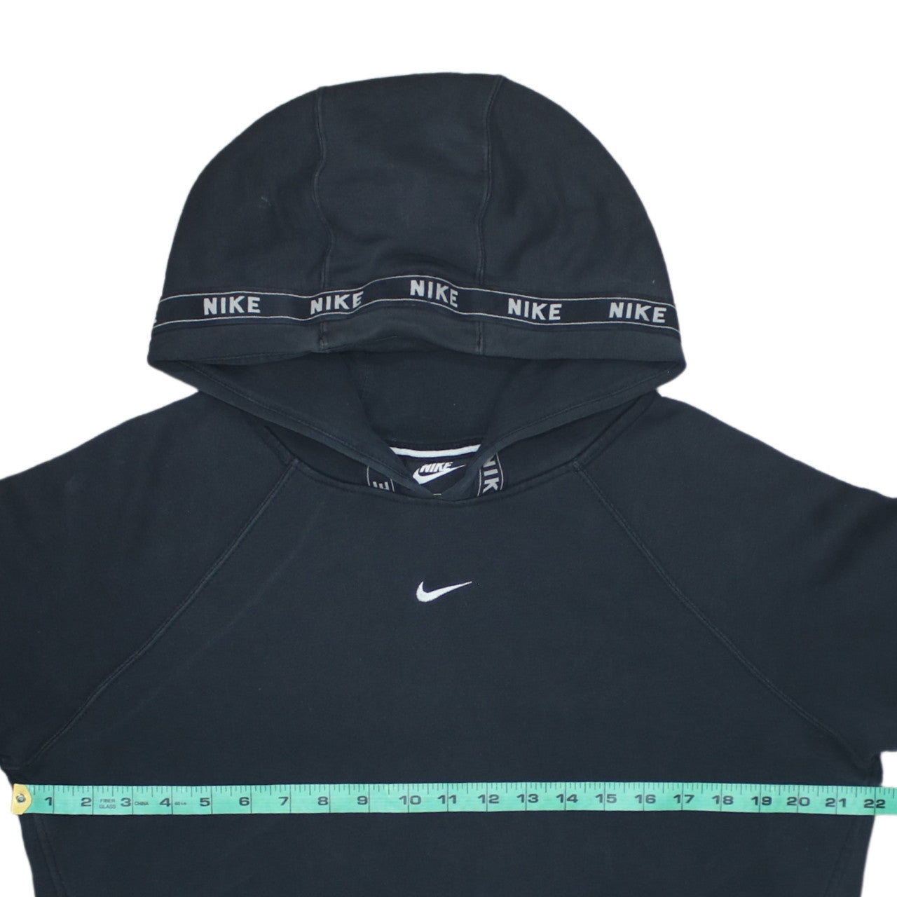 Nike Men's Black Pullover Hoodie M Logo Sportswear Fleece