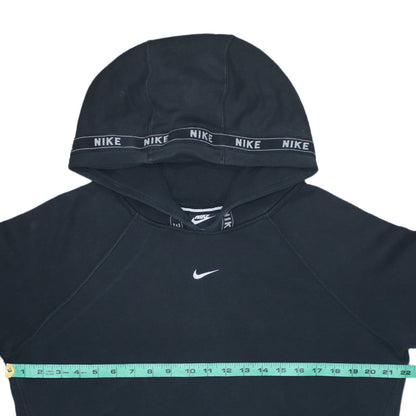 Nike Men's Black Pullover Hoodie M Logo Sportswear Fleece