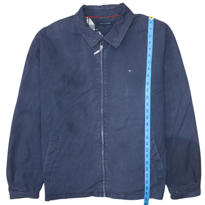 Tommy Hilfiger Men's Blue XL Cotton Full Zip Classic Jacket