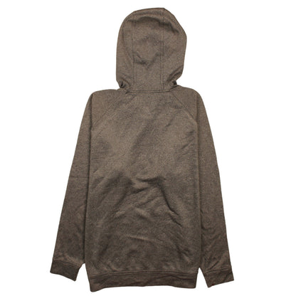 Adidas Men's Brown Pullover Hoodie L Graphic Logo Sportswear