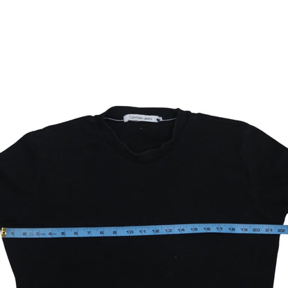 Calvin Klein Jeans Men's Black XL Crew Neck Pullover Sweatshirt