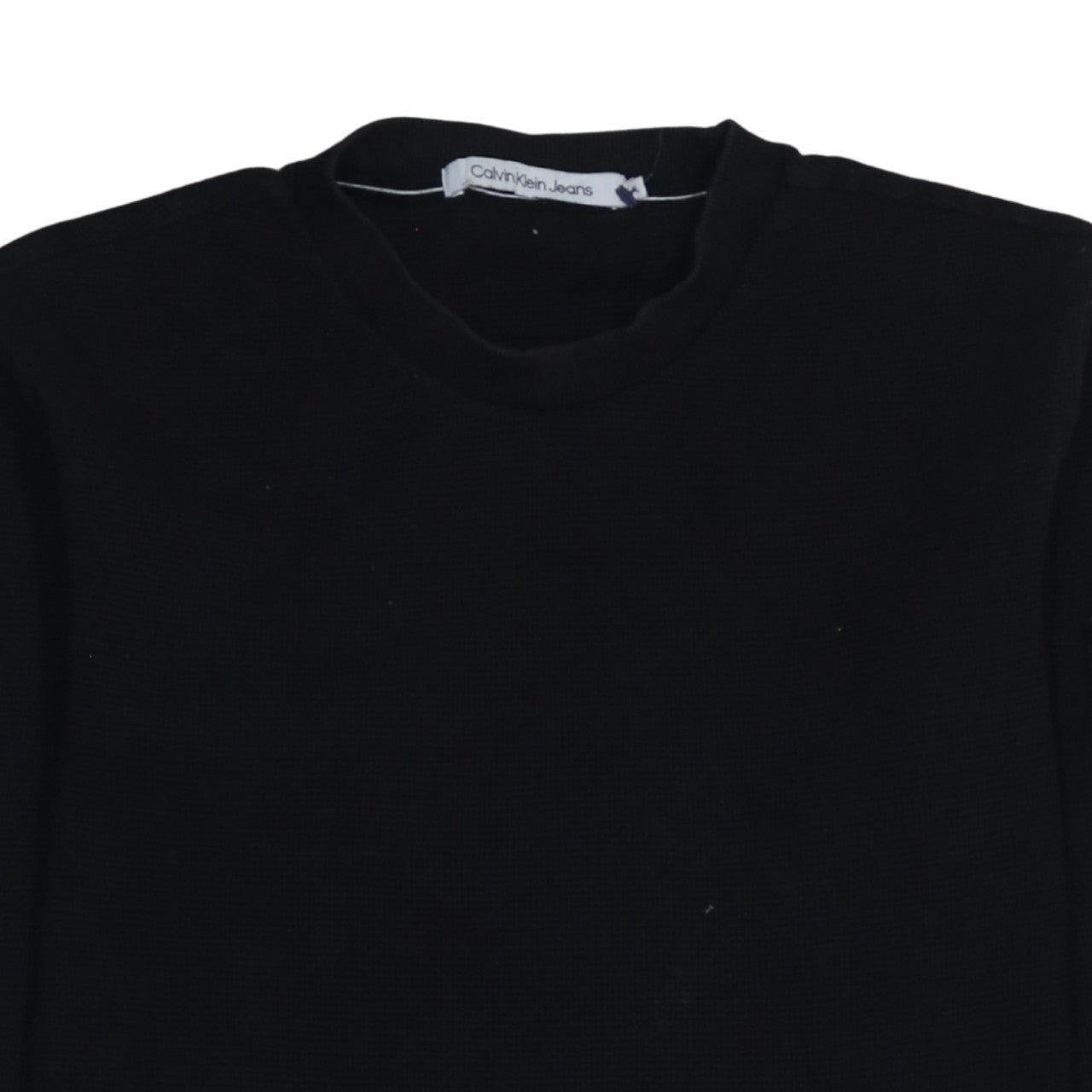 Calvin Klein Jeans Men's Black XL Crew Neck Pullover Sweatshirt