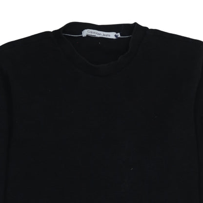 Calvin Klein Jeans Men's Black XL Crew Neck Pullover Sweatshirt