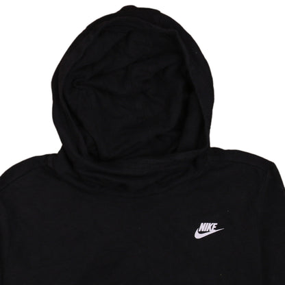 Nike Men's Black Pullover Hoodie 2XL Regular Fit Logo Fleece