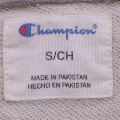 Champion Men's Grey Small Pullover Sweatshirt Embroidered Logo