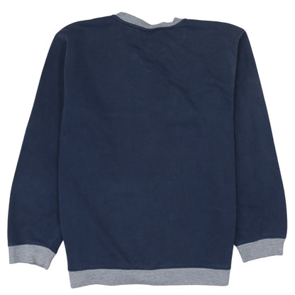 Nike Men Blue XL Pullover Sweatshirt Crew Neck Logo Fleece