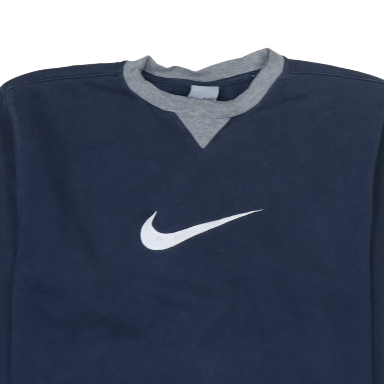 Nike Men Blue XL Pullover Sweatshirt Crew Neck Logo Fleece