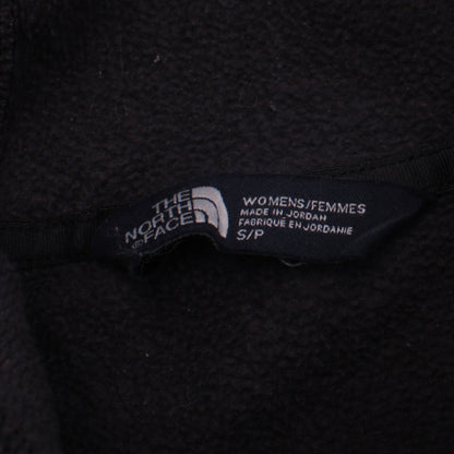 The North Face Womens Black Small Henley Hoodie Fleece Pullover