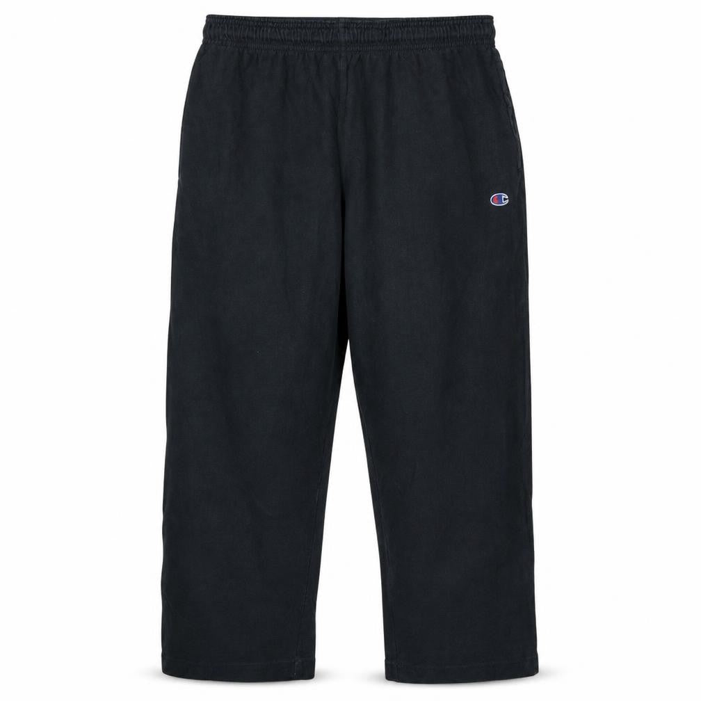Front view of Champion Men’s Black XL Sweatpants Fleece Trousers