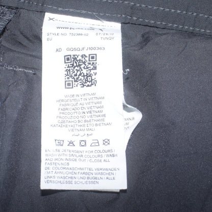 Puma Womens Black Jogger Sweatpants M Elastic Waist Cuffed Trim Fleece