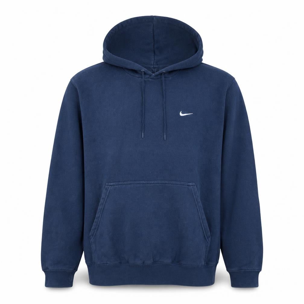 Nike Men's Blue Pullover Hoodie Regular Fit Fleece M