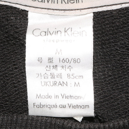 Calvin Klein Women Black Crew Neck Pullover Sweatshirt M
