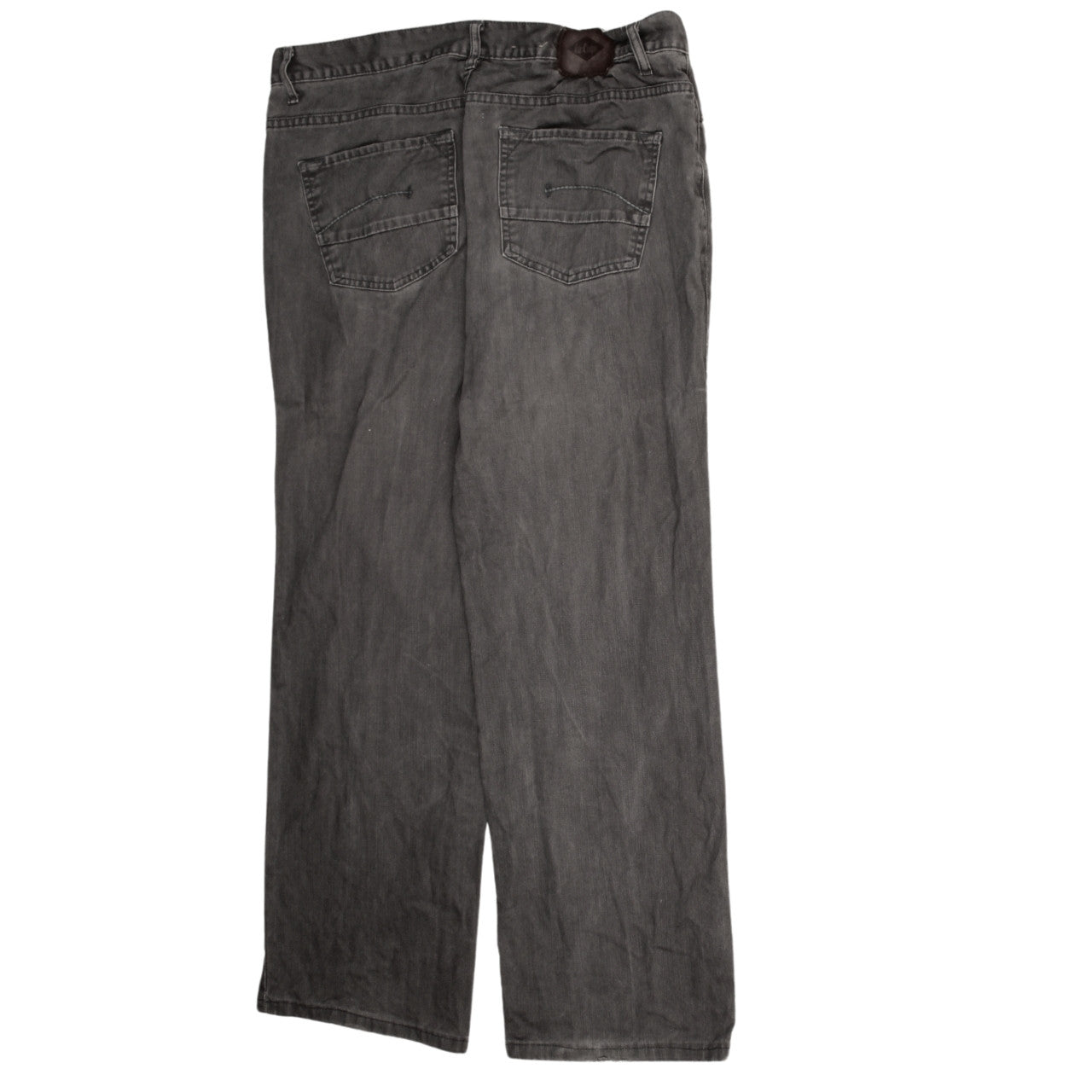 Lee Cooper Men's Grey Straight Leg Denim Jeans 38x33 Cotton