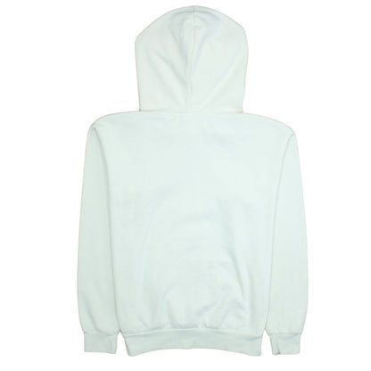 Disney Women White Hoodie With Beige Mickey Design Size L Pullover