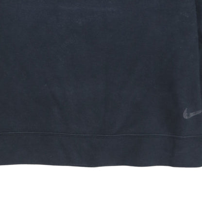 Nike Mens Black M Crew Neck Pullover Sweatshirt Cotton Blend