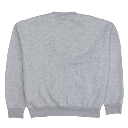 Disney Women's Grey Mickey & Minnie Embroidered Sweatshirt Size 10-12