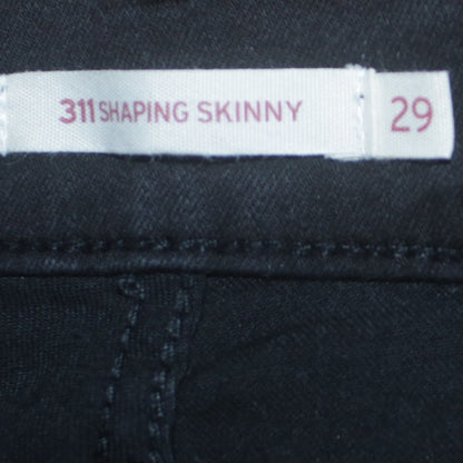 Levi’s 311 Shaping Skinny Women’s Black Denim Jeans Size 29