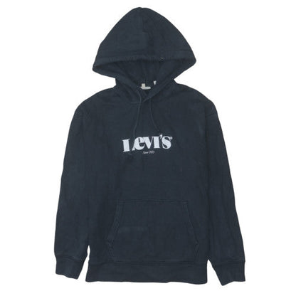 Levi's Men's Black S Pullover Hoodie Logo Sweatshirt