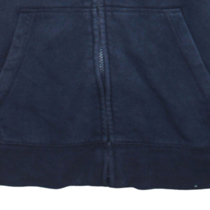 GAP Kids Boys Navy Blue Full Zip Hoodie XL (12-13 Years) Cotton Fleece