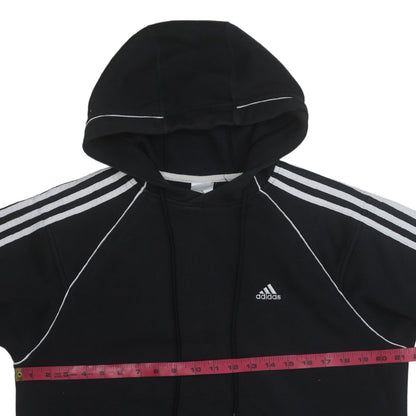 Adidas Men's Black Pullover Hoodie Size S Regular Fit Sportswear