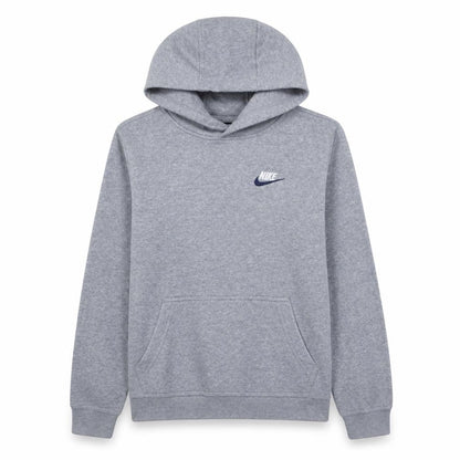 Nike Boys Grey XL Pullover Hoodie Standard Fit Fleece Sweatshirt
