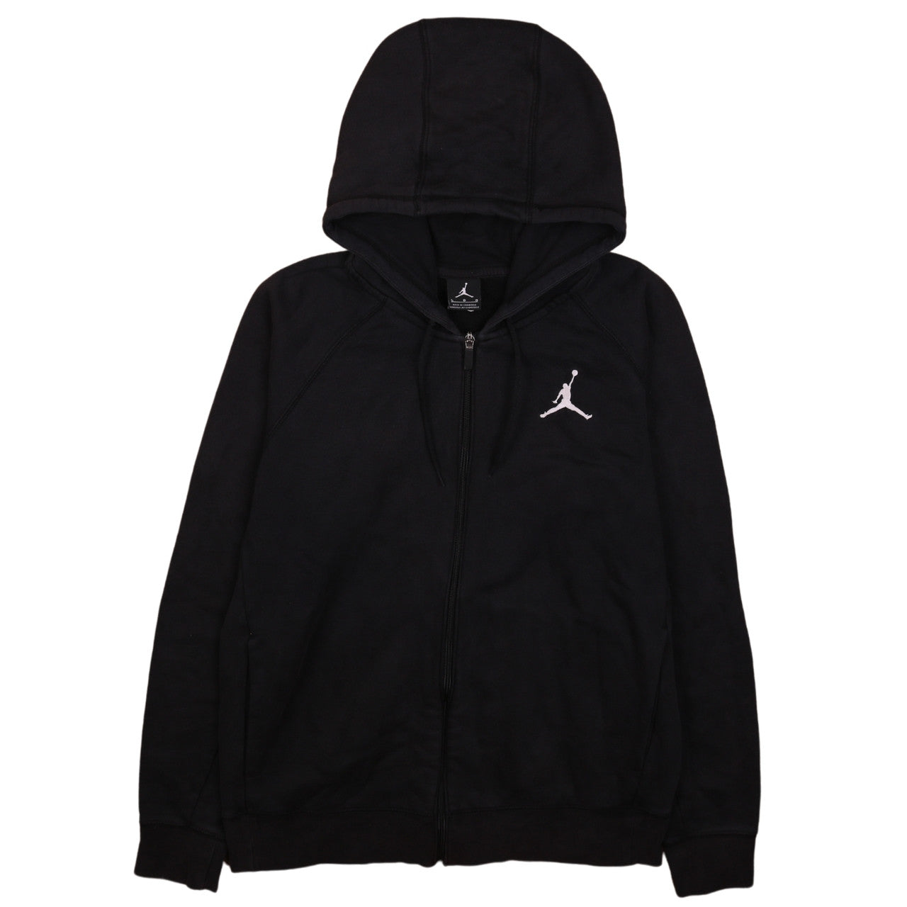 Jordan Men's Black Full Zip Hoodie Size L Sportswear