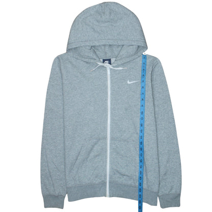 Nike Men's Grey Full Zip Hoodie Size L Regular Fit Sportswear