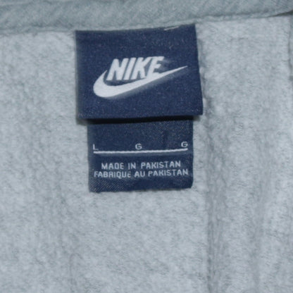 Nike Men's Grey Full Zip Hoodie Size L Regular Fit Sportswear