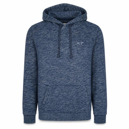 Hollister Men’s Blue Pullover Hoodie Small Logo Classic Fit