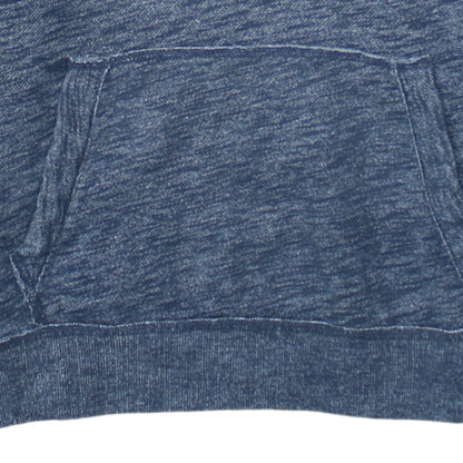 Hollister Men’s Blue Pullover Hoodie Small Logo Classic Fit