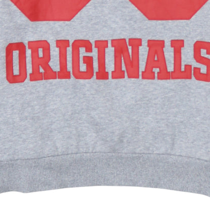 Adidas Originals Grey Red Logo 96 Womens Sweatshirt Size S