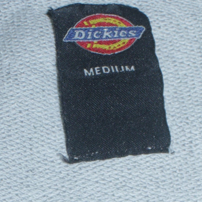 Dickies Men's Grey Medium Athletic Sweatshirt - Logo Print Cotton Blend