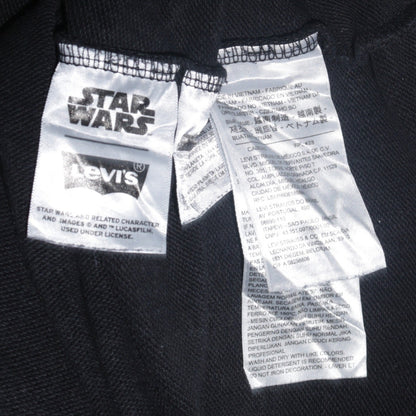 Levi's Men's Black Star Wars Pullover Hoodie M Graphic Logo