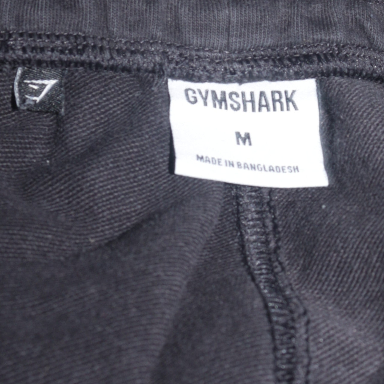 Gymshark Mens Black Jogger Sweatpants M Regular Fit Cotton Blend