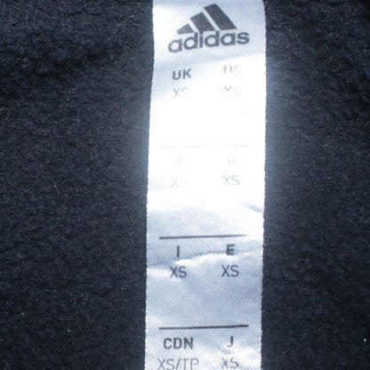 Adidas Men's Black XS Pullover Hoodie with Logo & Stripes