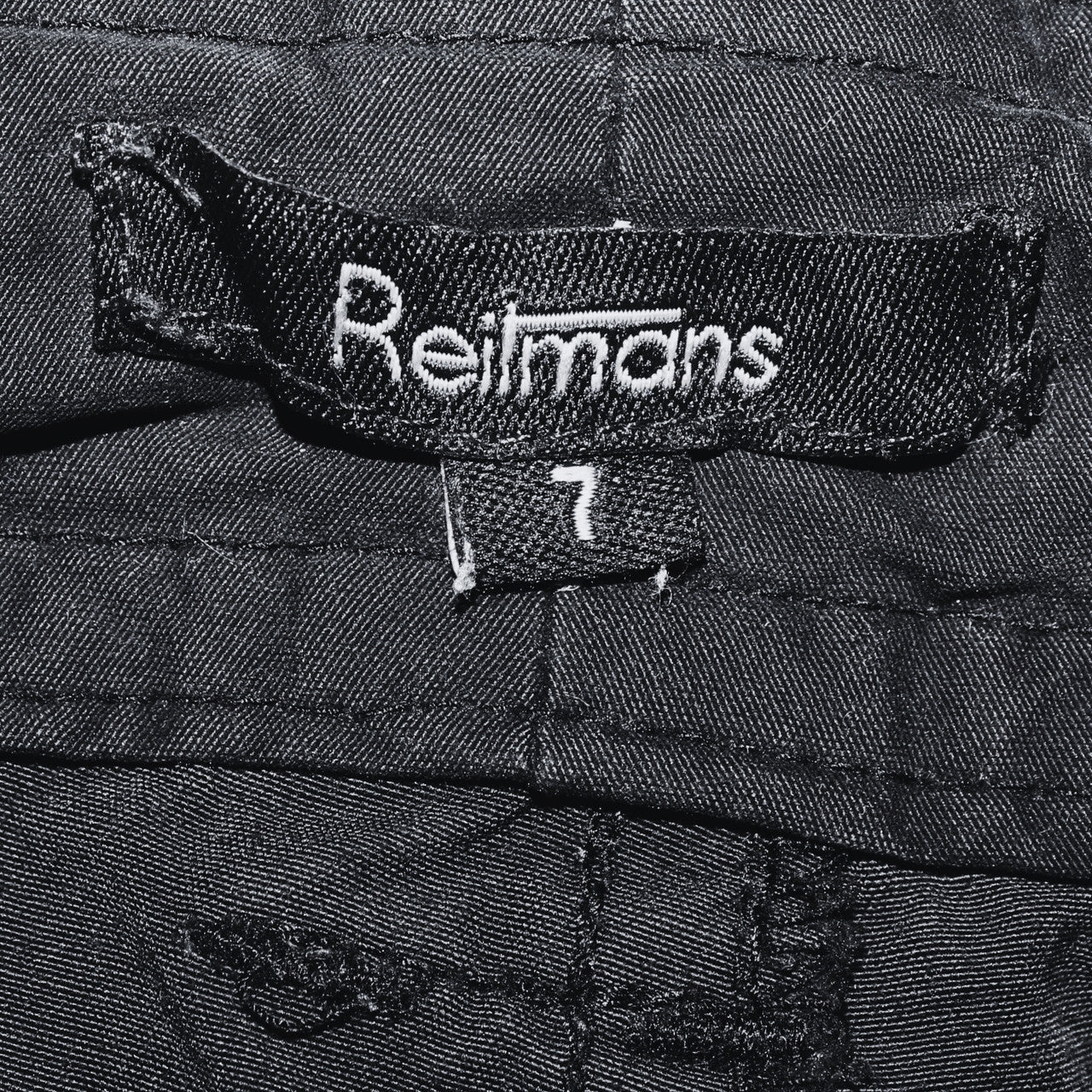 Reitmans Women's Black Cargo Trousers Size 10 Cotton Twill