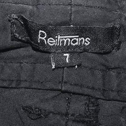 Reitmans Women's Black Cargo Trousers Size 10 Cotton Twill