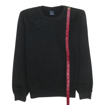 Champion Men's Black Small Pullover Sweatshirt Crew Neck
