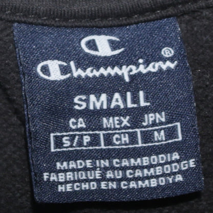 Champion Men's Black Small Pullover Sweatshirt Crew Neck