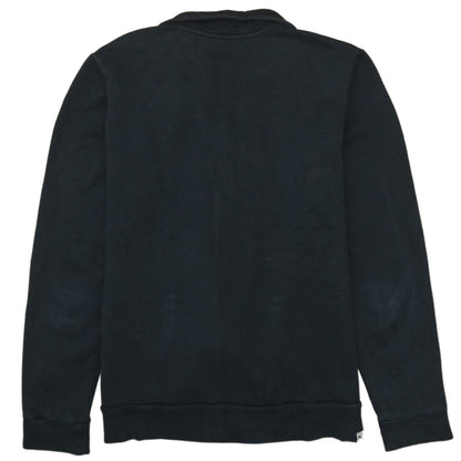 Puma Womens Black Full Zip Sweatshirt Size 14 Cotton Blend