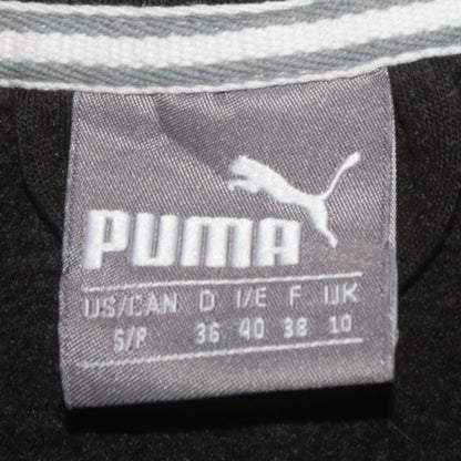 Puma Womens Black Full Zip Hoodie Size 10 Classic Fit