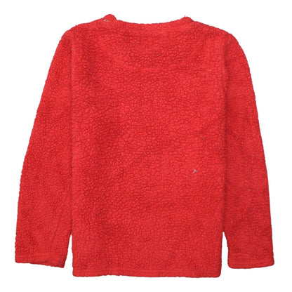 Disney Women’s Red Fleece Mickey Mouse Pyjama Top Size 10-12
