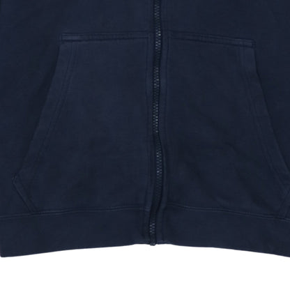 Nike Men's Blue Full Zip Hoodie Small Fleece Sweatshirt