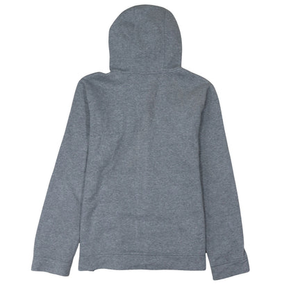 Nike Boys Grey Full Zip Hoodie XL 158-170cm Fleece Lined Sweatshirt